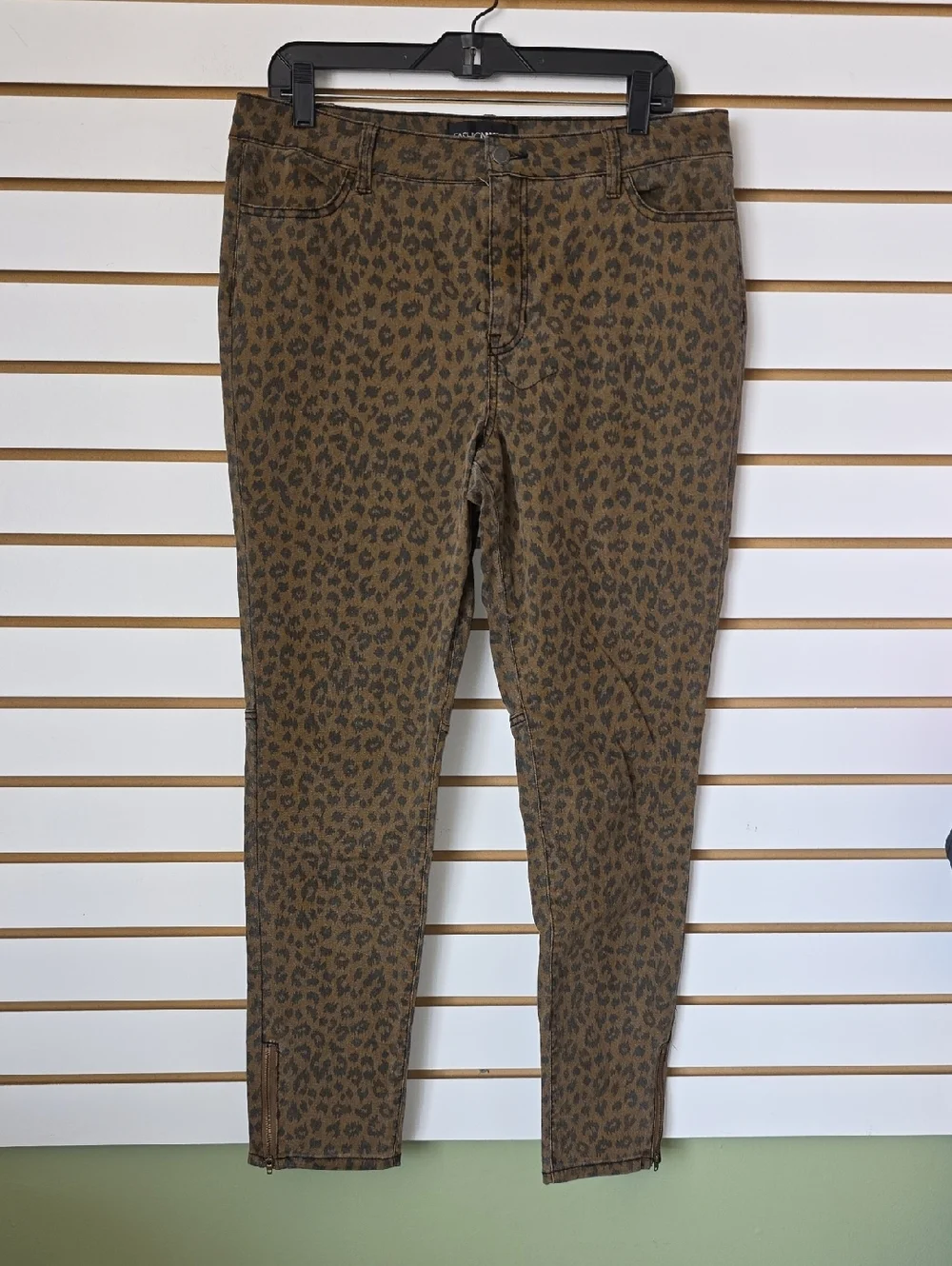Leopard Print Skinny Jeans